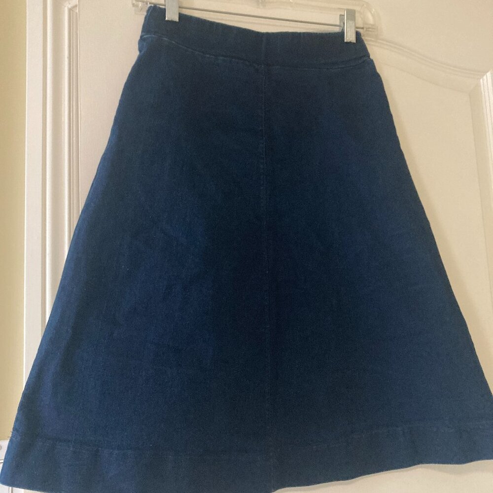 Dark Denim Skirt